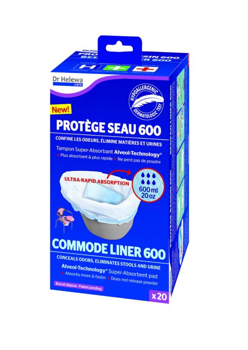 Toiletposer, 52x39cm, 600ml, 20 stk.