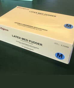latexhandsker med pudder